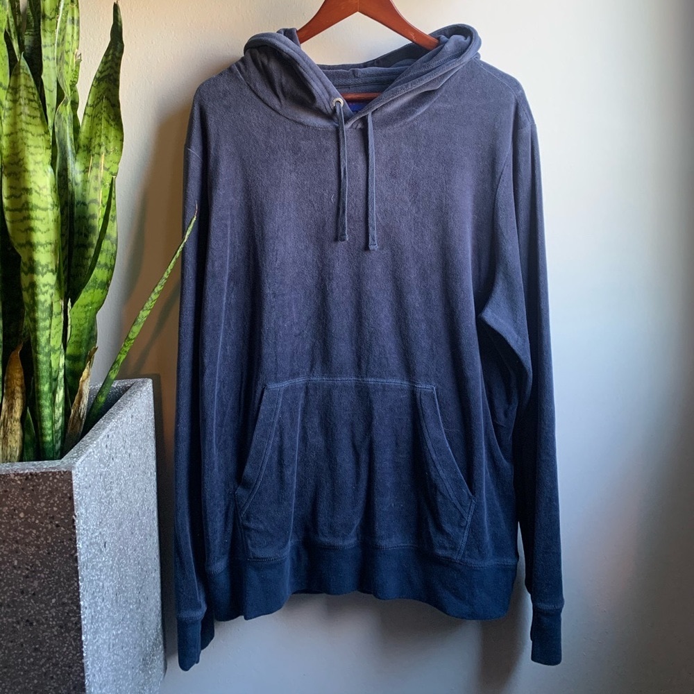 Velour hoodie
